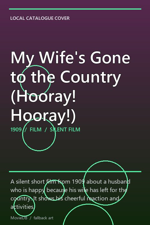My Wife's Gone to the Country (Hooray! Hooray!) poster