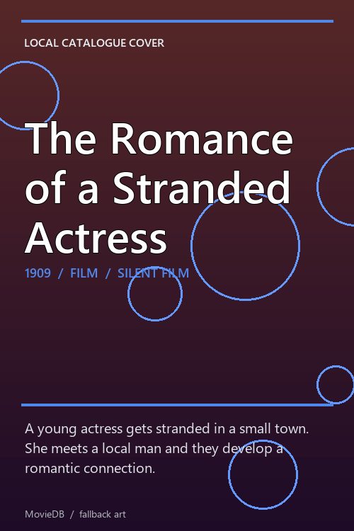 The Romance of a Stranded Actress poster