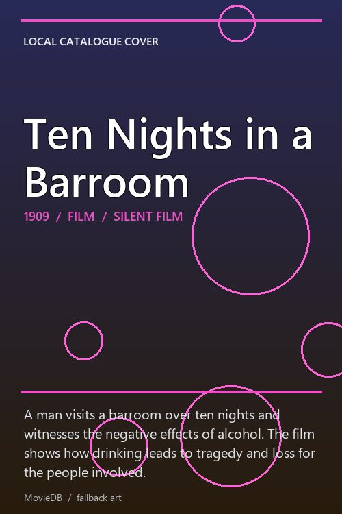 Ten Nights in a Barroom poster