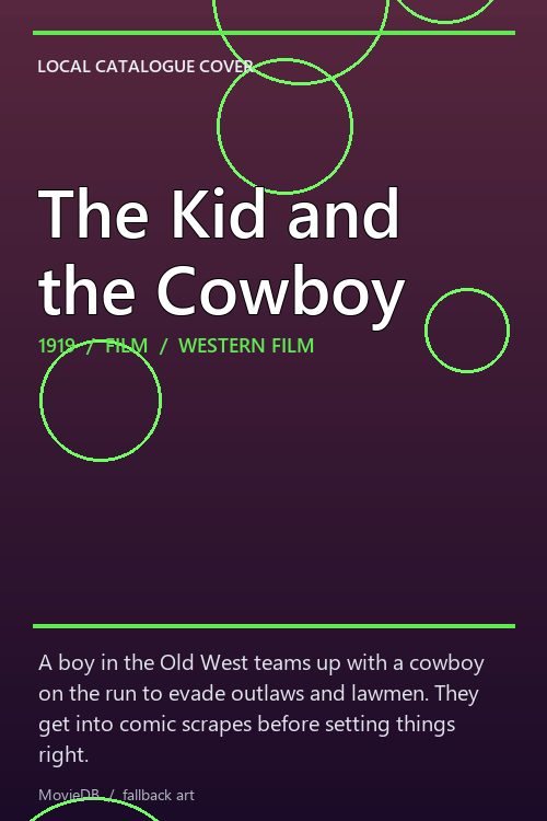 The Kid and the Cowboy poster