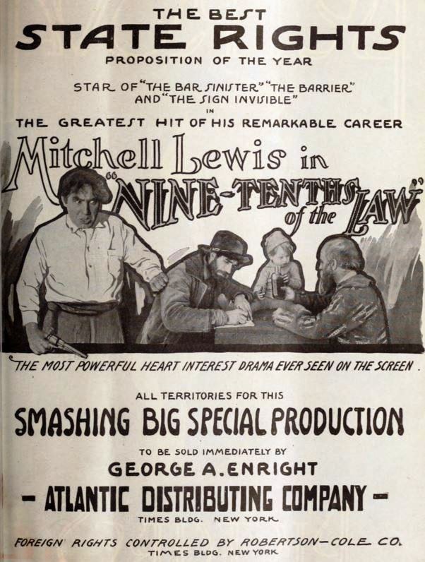 Nine-Tenths of the Law poster
