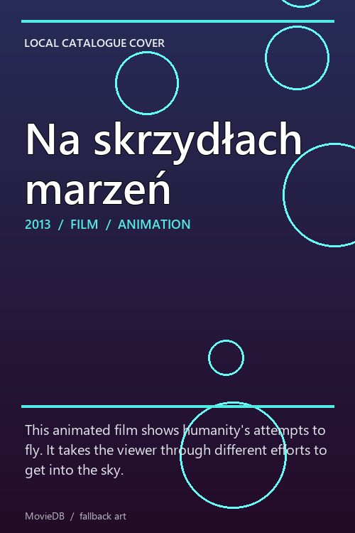 Na skrzydłach marzeń poster