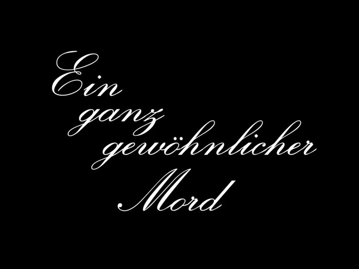 Tatort: Ein ganz gewöhnlicher Mord poster