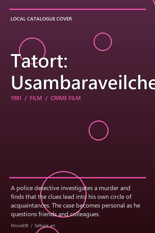 Tatort: Usambaraveilchen poster