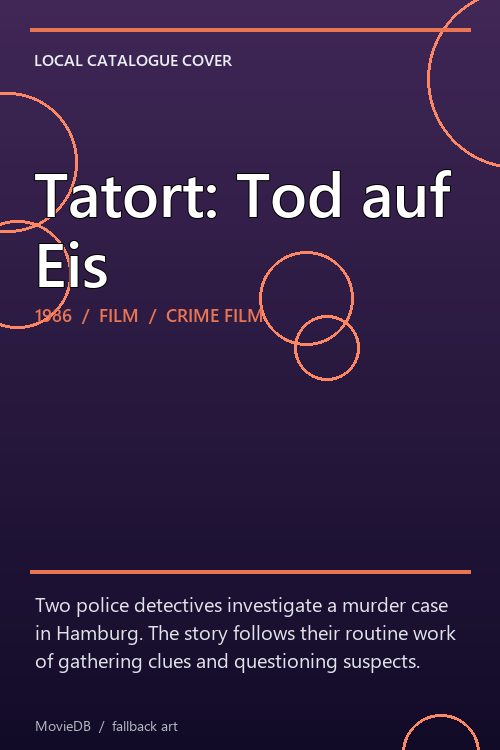 Tatort: Tod auf Eis poster