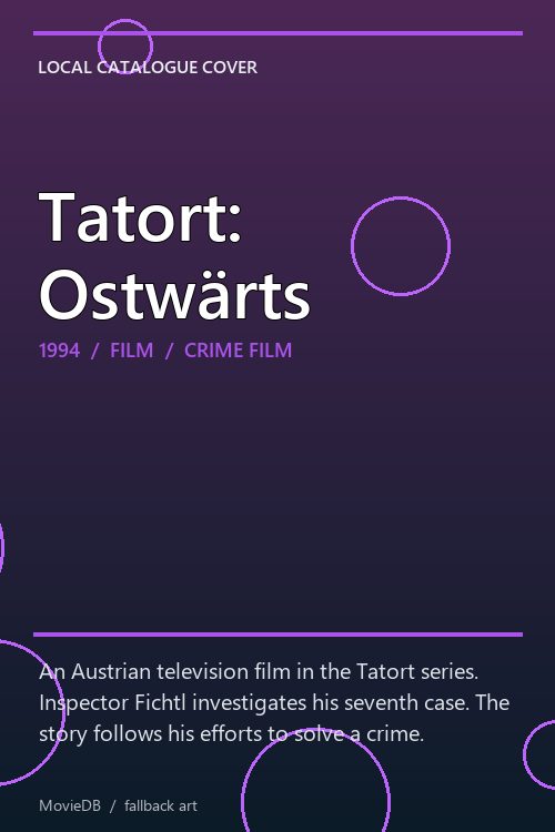 Tatort: Ostwärts poster