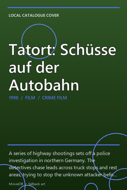 Tatort: Schüsse auf der Autobahn poster