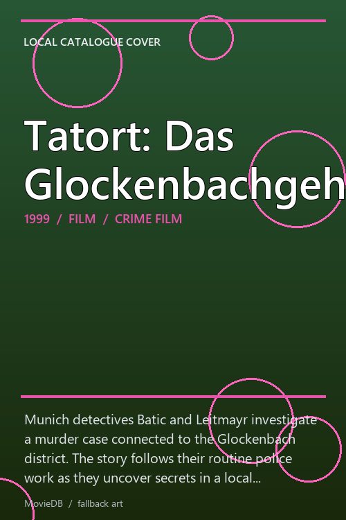 Tatort: Das Glockenbachgeheimnis poster
