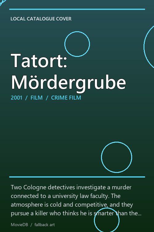 Tatort: Mördergrube poster