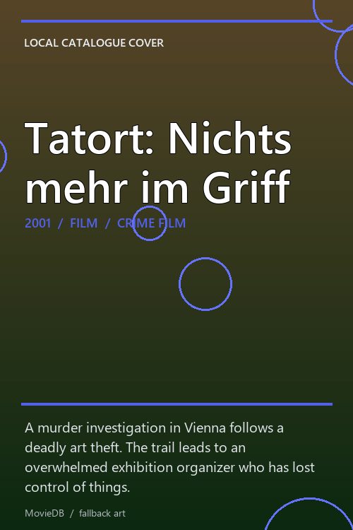 Tatort: Nichts mehr im Griff poster