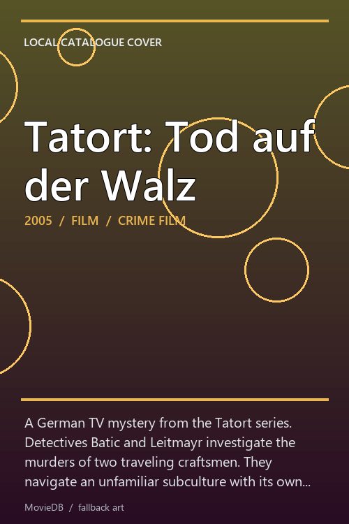 Tatort: Tod auf der Walz poster