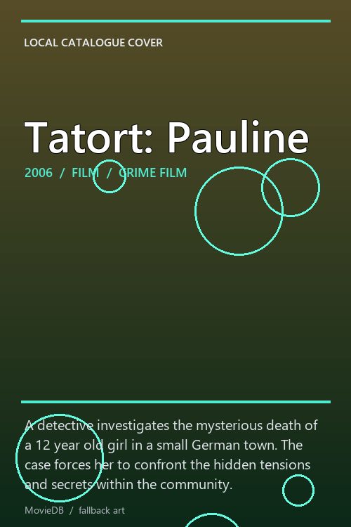 Tatort: Pauline poster