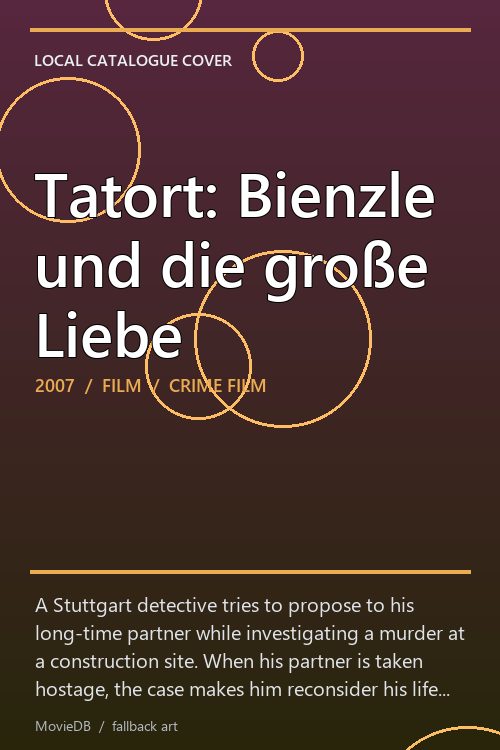 Tatort: Bienzle und die große Liebe poster