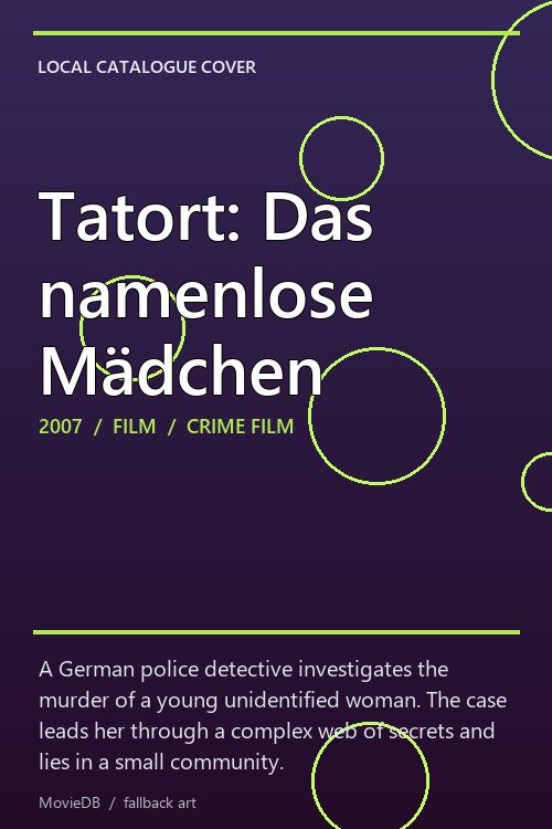 Tatort: Das namenlose Mädchen poster