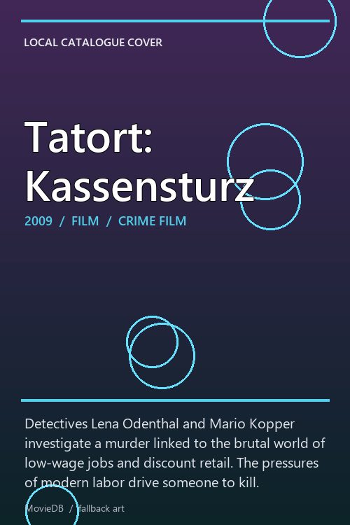 Tatort: Kassensturz poster