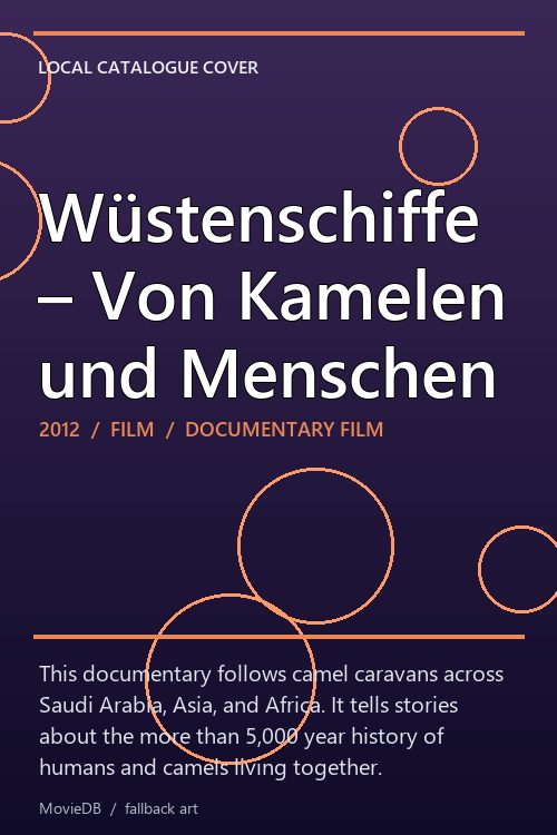 Wüstenschiffe – Von Kamelen und Menschen poster