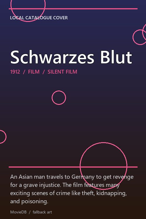 Schwarzes Blut poster