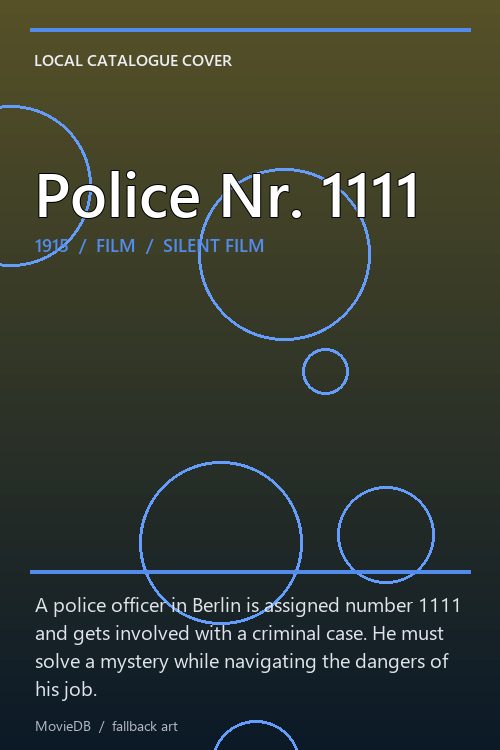 Police Nr. 1111 poster