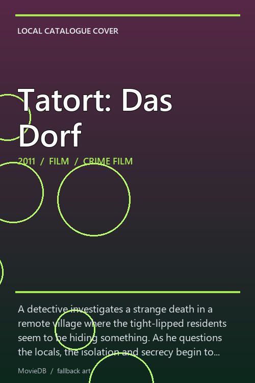 Tatort: Das Dorf poster