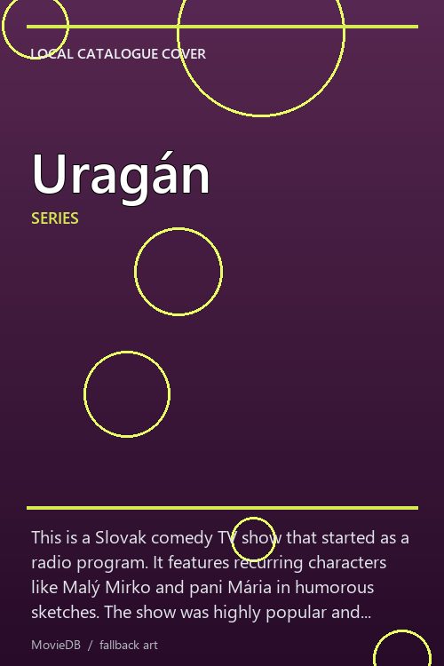 Uragán poster
