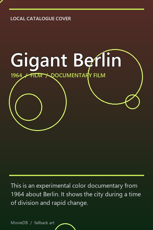 Gigant Berlin poster