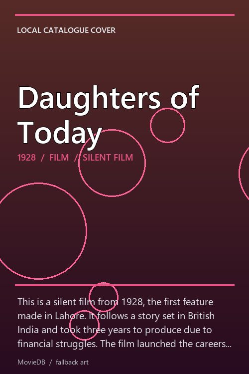 Daughters of Today poster