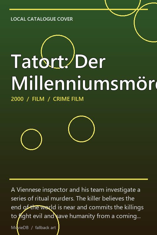 Tatort: Der Millenniumsmörder poster
