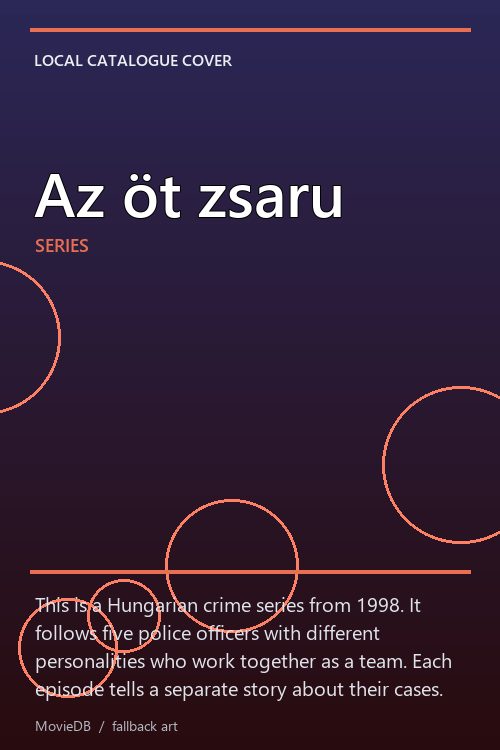 Az öt zsaru poster