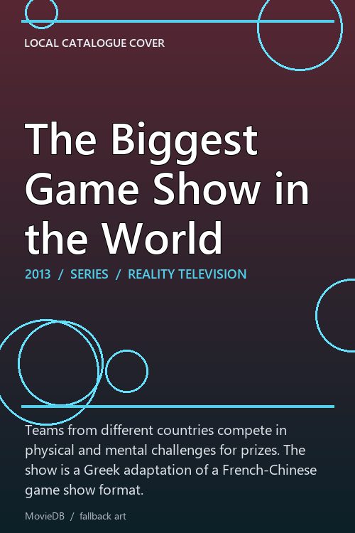 The Biggest Game Show in the World poster