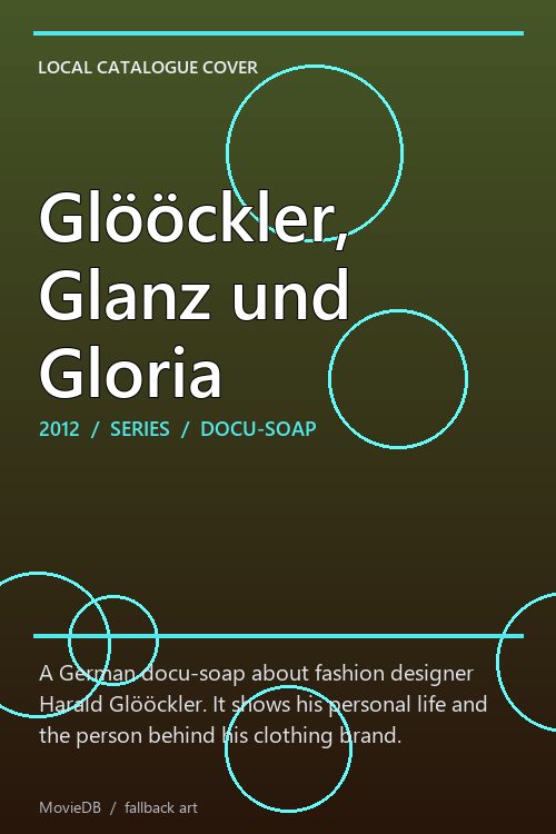 Glööckler, Glanz und Gloria poster