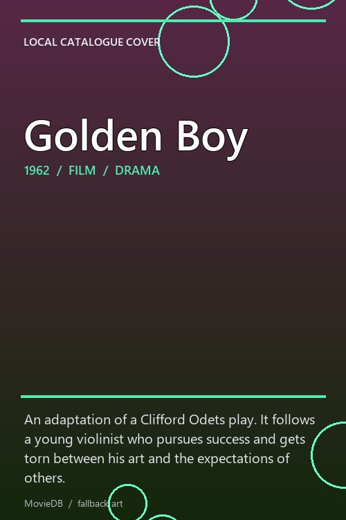Golden Boy poster