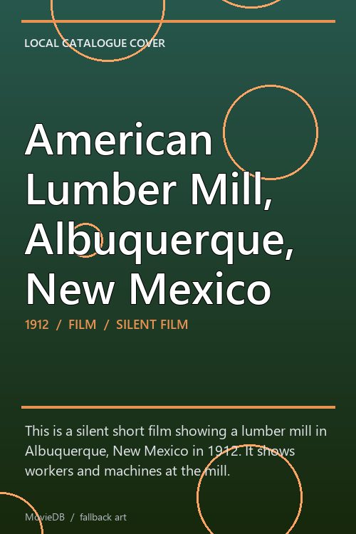 American Lumber Mill, Albuquerque, New Mexico poster