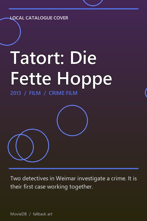 Tatort: Die Fette Hoppe poster