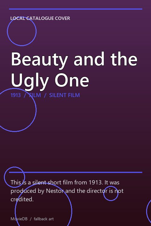 Beauty and the Ugly One poster