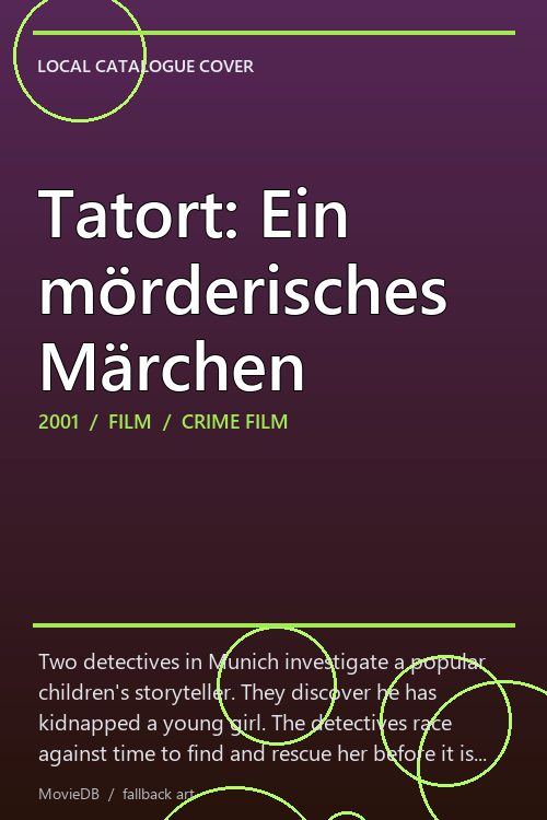 Tatort: Ein mörderisches Märchen poster