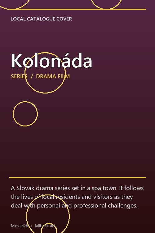 Kolonáda poster