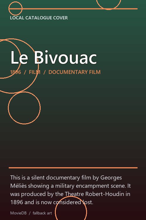 Le Bivouac poster