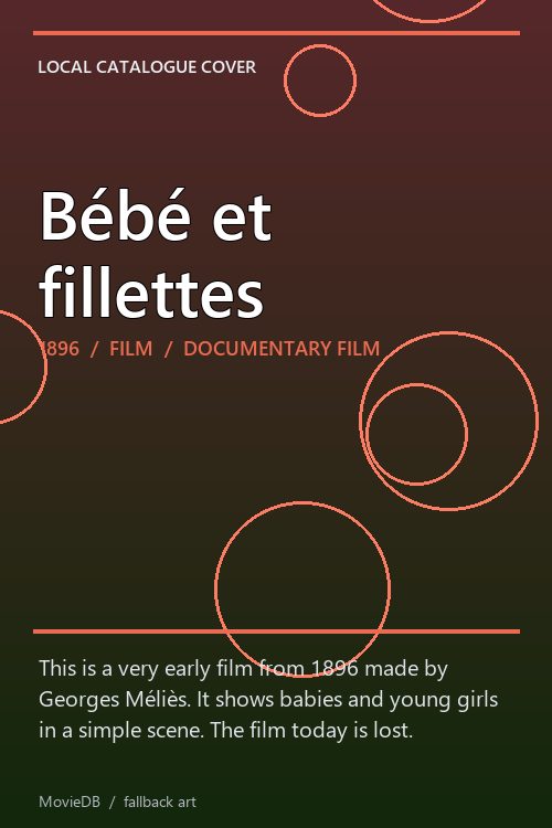 Bébé et fillettes poster