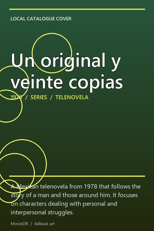 Un original y veinte copias poster