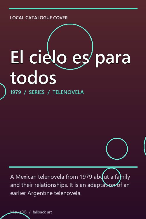 El cielo es para todos poster