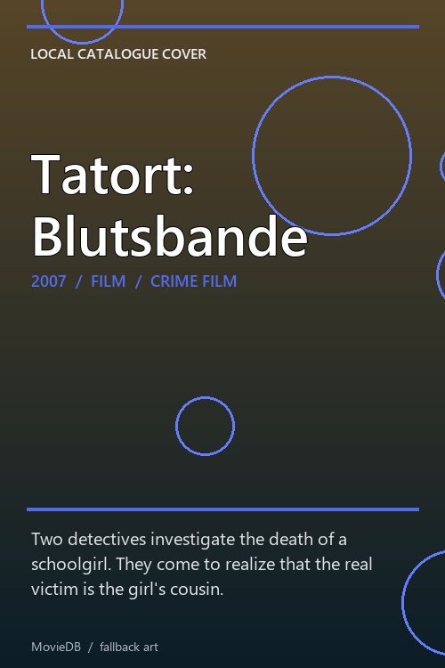 Tatort: Blutsbande poster