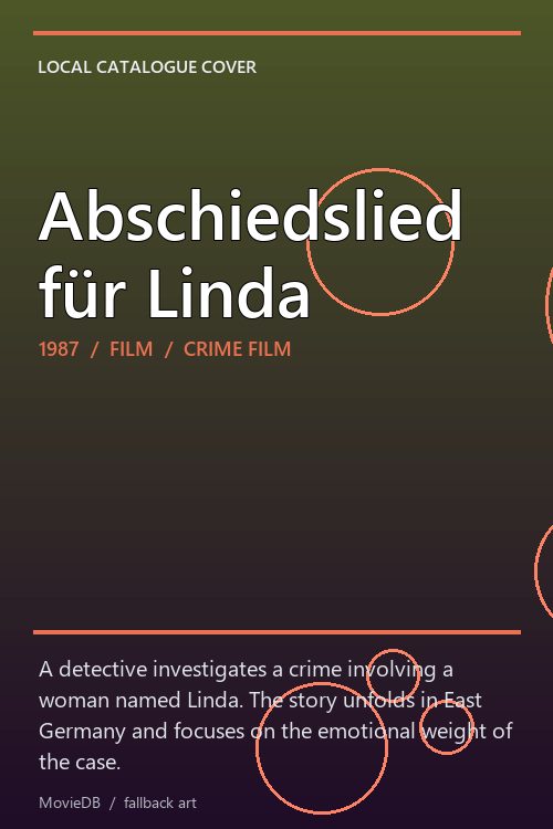 Abschiedslied für Linda poster