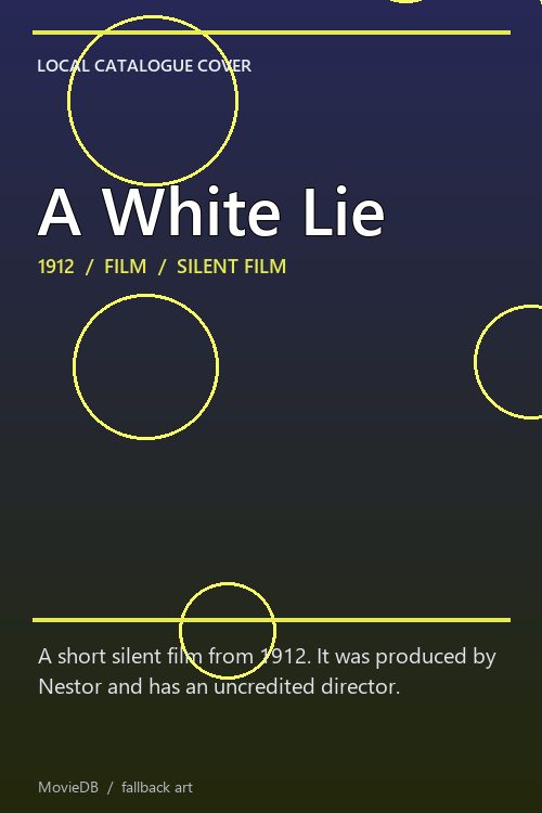 A White Lie poster