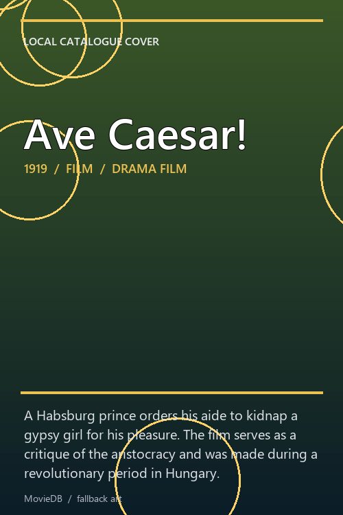 Ave Caesar! poster