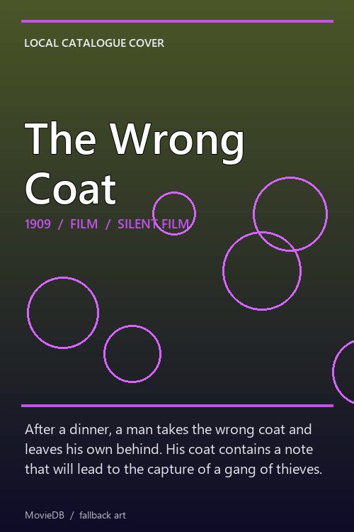 The Wrong Coat poster