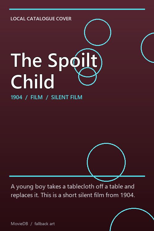 The Spoilt Child poster