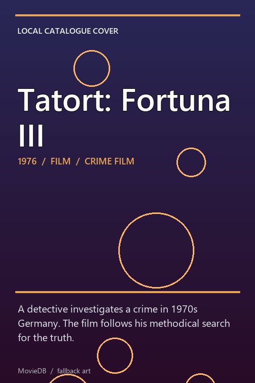 Tatort: Fortuna III poster