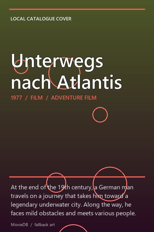 Unterwegs nach Atlantis poster