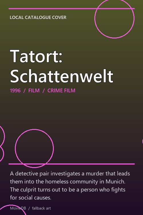 Tatort: Schattenwelt poster