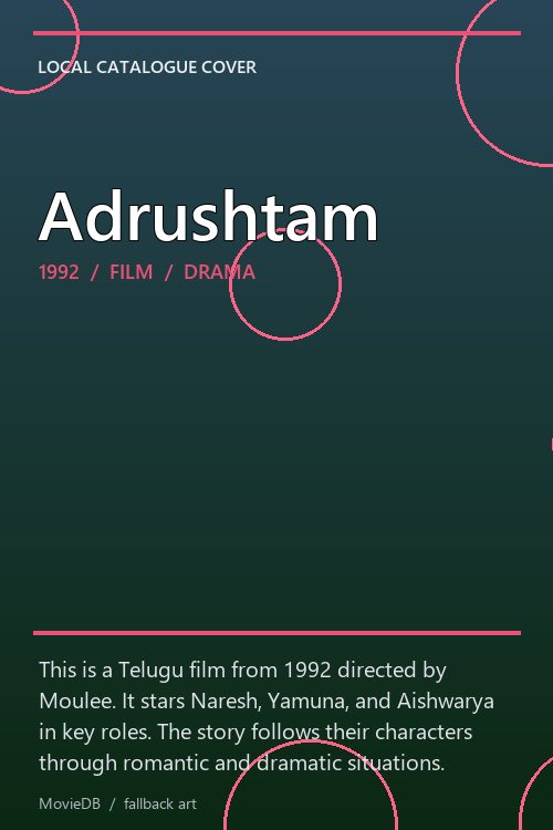 Adrushtam poster